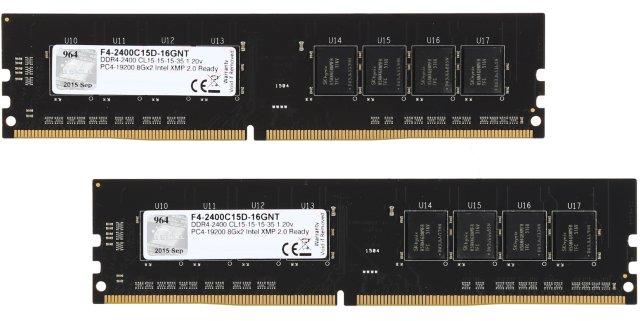 Value 16GB (2x8GB) DDR4 2400MHz F4-2400C15D-16GNT