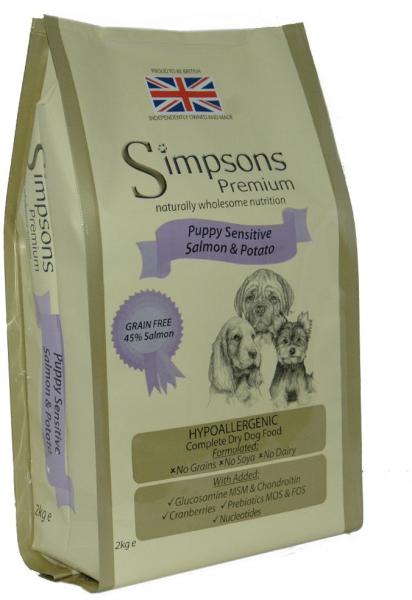 Vásárlás: Simpsons Premium Puppy Sensitive Salmon & Potato 12 kg Kutyatáp  árak összehasonlítása, Puppy Sensitive Salmon Potato 12 kg boltok