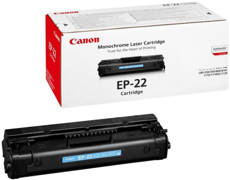 Canon EP-22 Black (CA1550A003AA) vásárlás, olcsó Canon Toner, festékpatron,  festékszalag árak, Canon EP-22 Black (CA1550A003AA) boltok