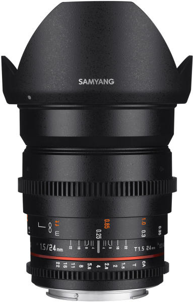 Samyang 24mm T1.5 VDSLR ED AS IF UMC II (Nikon) (F1312803101) fényképezőgép  objektív vásárlás, olcsó Samyang 24mm T1.5 VDSLR ED AS IF UMC II (Nikon)  (F1312803101) fényképező objektív árak, akciók