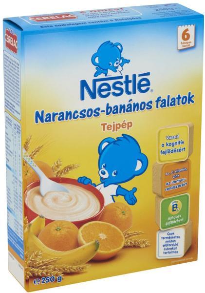Vásárlás: Nestlé Narancsos-banános falatok tejpép 6 hónapos kortól 250g  Bébi gabonapehely, kása árak összehasonlítása, Narancsos banános falatok  tejpép 6 hónapos kortól 250 g boltok