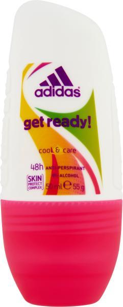 Adidas Get Ready for Her 48h roll-on 50 ml dezodor vásárlás, olcsó Adidas  Get Ready for Her 48h roll-on 50 ml izzadásgátló árak, akciók