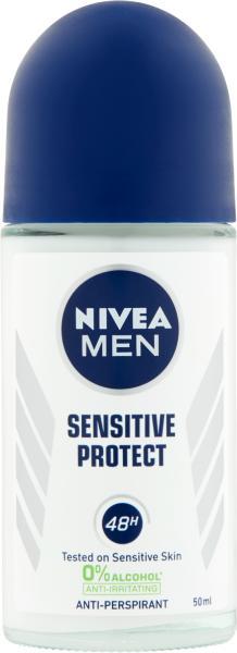 Nivea Men Sensitive Protect (Roll-on) 50ml dezodor vásárlás, olcsó Nivea  Men Sensitive Protect (Roll-on) 50ml izzadásgátló árak, akciók