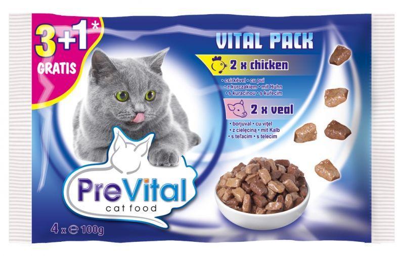 Vital Pack chicken & veal 4x100 g