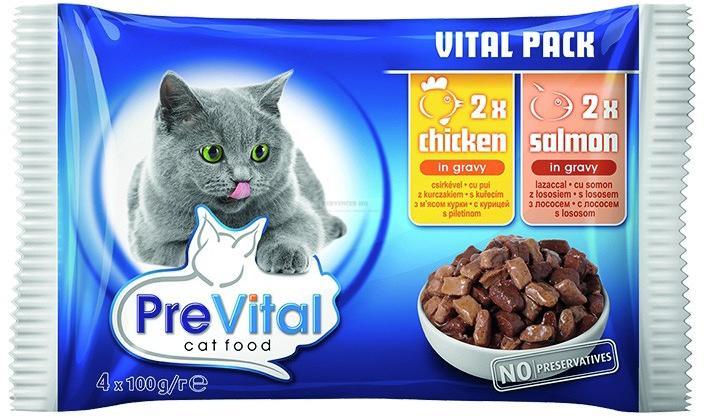 Vital Pack chicken & salmon 4x100 g