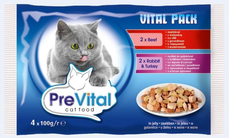 Vital Pack beef, rabbit & turkey 4x100 g