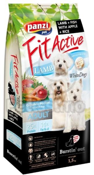 FitActive Hypoallergenic White Dogs Lamb 1,5 kg