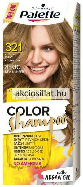 Palette Color Shampoo 321/8-00 Középszőke