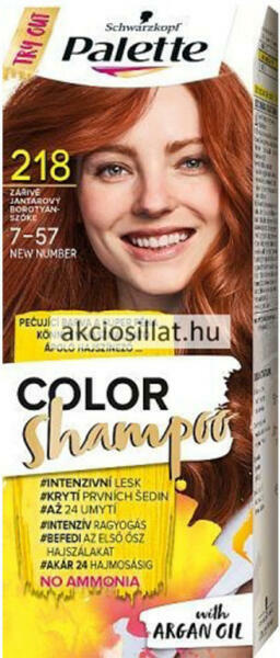 Vásárlás: Schwarzkopf Palette Color Shampoo Borostyánszőke 218/7-57  Hajfesték, hajszínező árak összehasonlítása, Palette Color Shampoo  Borostyánszőke 218 7 57 boltok