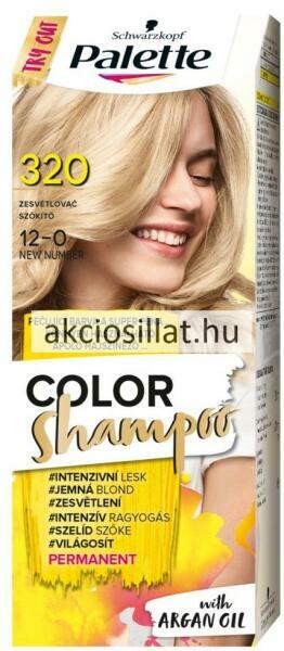 Vásárlás: Schwarzkopf Palette Color Shampoo 320 Szőkítő Hajfesték,  hajszínező árak összehasonlítása, PaletteColorShampoo320Szőkítő boltok