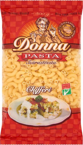 Vásárlás: Donna Pasta Chifferi 1 Tojásos Szarvacska száraztészta 500 g  Tészta, levesbetét árak összehasonlítása,  Chifferi1TojásosSzarvacskaszáraztészta500g boltok