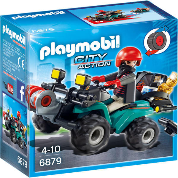 Vásárlás: Playmobil City Action - Quad csörlővel (6879) Playmobil árak  összehasonlítása, City Action Quad csörlővel 6879 boltok