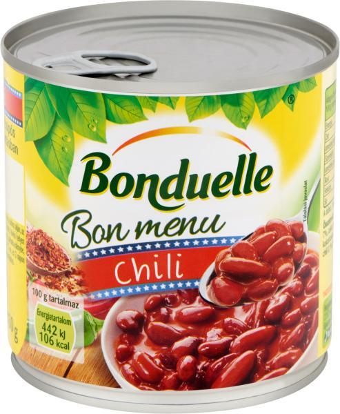Vásárlás: Bonduelle Bon Menu Chili (430g) Konzerv árak összehasonlítása,  Bon Menu Chili 430 g boltok