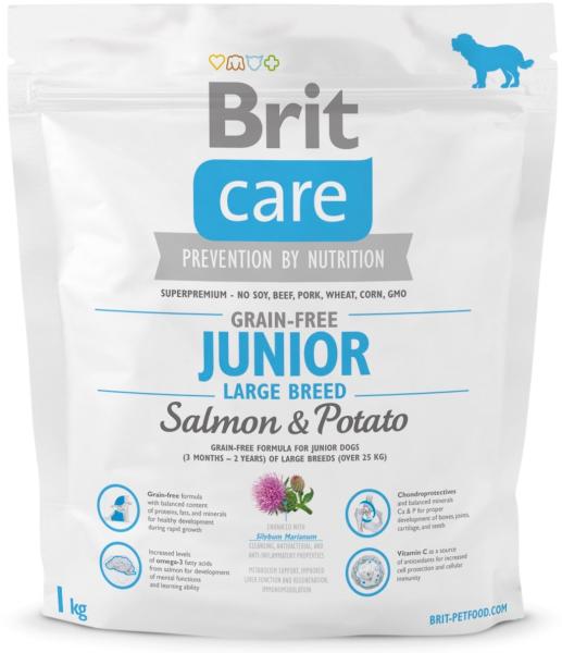 Care Grain-Free Junior Large Breed Salmon & Potato 1 kg