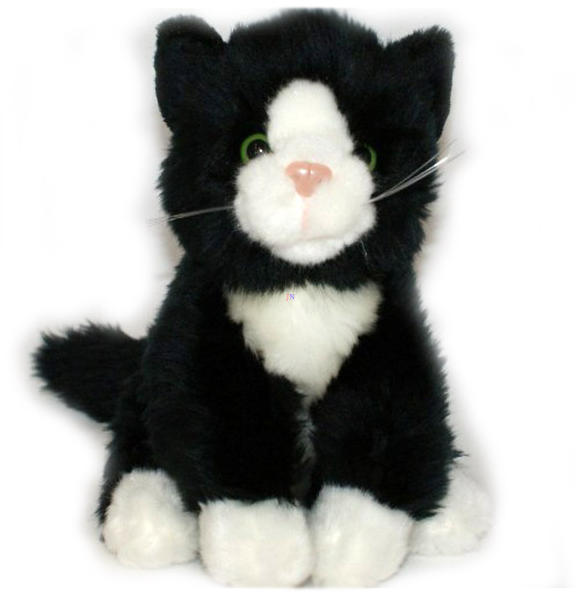 Vásárlás: Semo Toys Fekete-fehér cica 18cm Plüss figura árak  összehasonlítása, Fekete fehér cica 18 cm boltok
