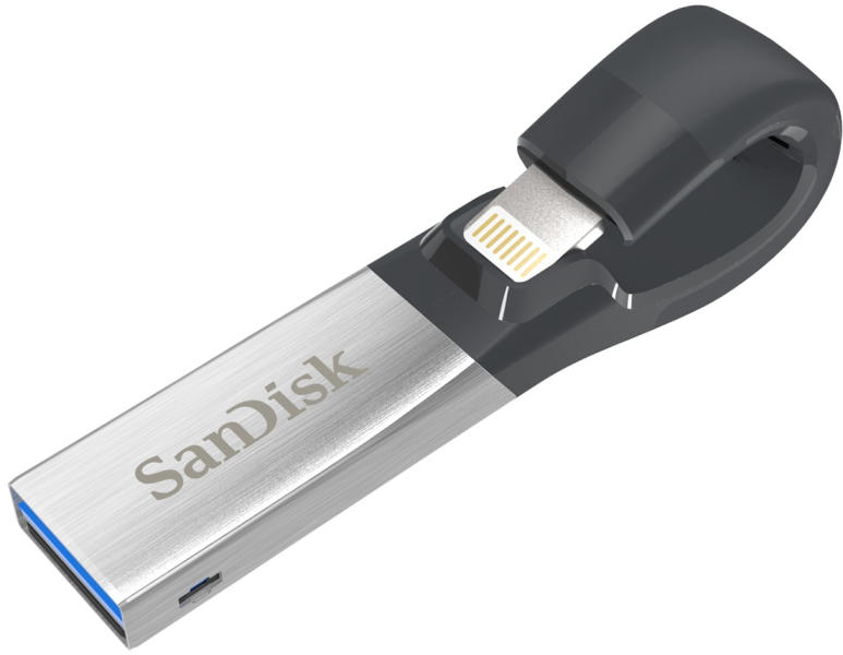 SanDisk iXpand Lightning 128GB USB 3.0 (SDIX30C128G/173329) (Memory
