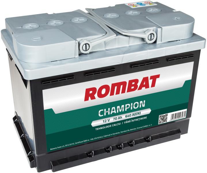 ROMBAT Champion 70Ah 640A (Acumulator auto) - Preturi