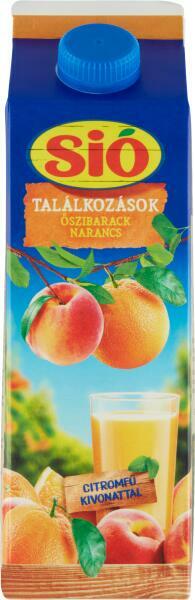 Vásárlás: Sió Rostos őszibarack-narancs gyümölcsital 1L Gyümölcslé,  zöldséglé árak összehasonlítása, Rostos őszibarack narancs gyümölcsital 1 L  boltok
