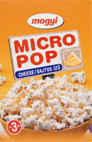 Vásárlás: Mogyi Micro Pop sajtos pattogatni való kukorica 3x100 g Chips,  ropi, rágcsálnivaló árak összehasonlítása, Micro Pop sajtos pattogatni való  kukorica 3 x 100 g boltok