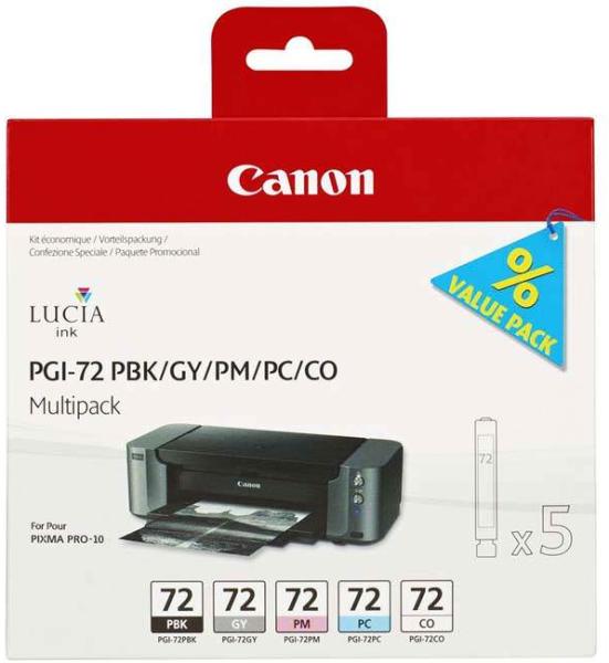 PGI-72 MultiPack (PBK/GY/PM/PC/CO)