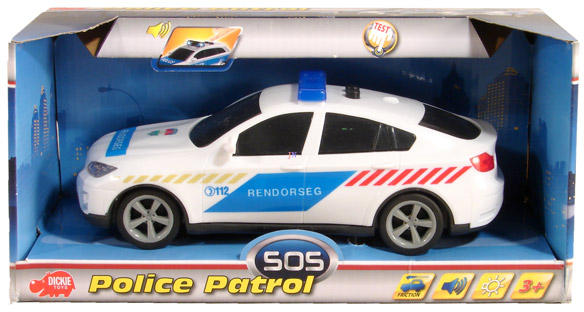 Vásárlás: Dickie Toys SOS Police Patrol nagy rendőrautó - BMW Játékautó és  jármű árak összehasonlítása, SOS Police Patrol nagy rendőrautó BMW boltok
