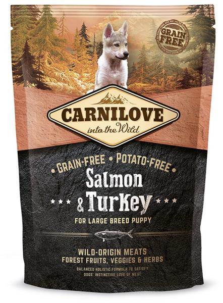 Large Breed Puppy salmon & turkey 1,5 kg