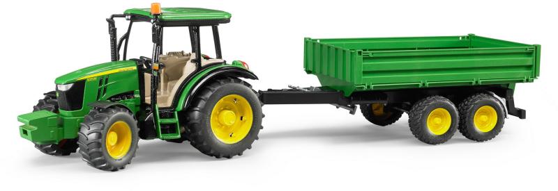 John Deere 5115 M pótkocsival (02108)