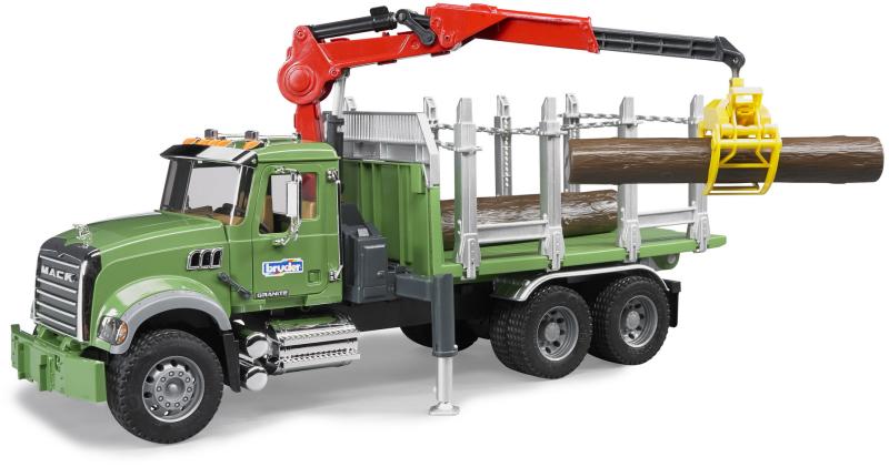 MACK Granite rönkszállító teherautó (02824)