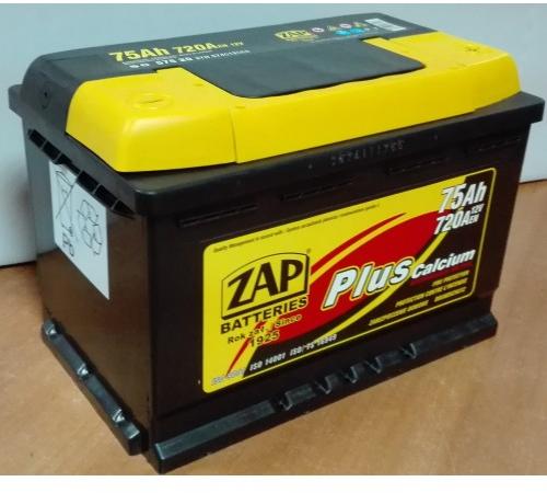 ZAP Plus 75Ah 720A (Acumulator auto) - Preturi