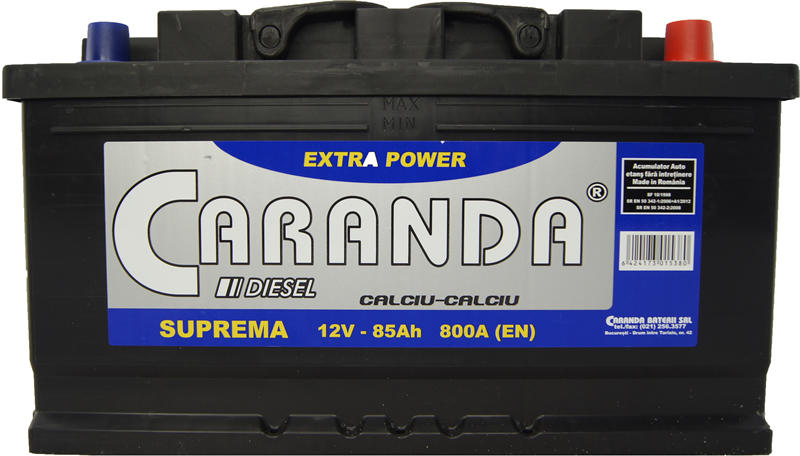 CARANDA Suprema 85Ah 800A (Acumulator auto) - Preturi