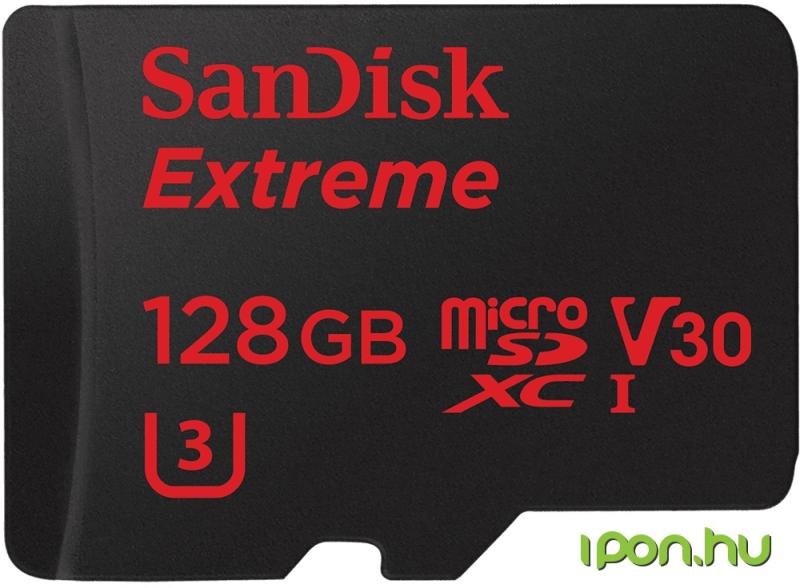 SanDisk microSDXC Extreme 128GB UHS-III SDSQXVF-128G-GN6AA (Card memorie) -  Preturi