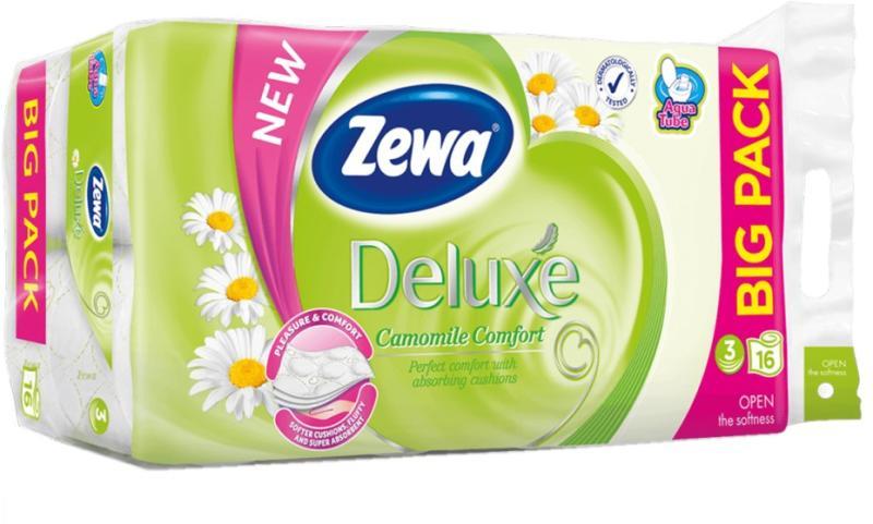 Vásárlás: Zewa Deluxe Camomile Comfort 3 rétegű 16 db WC-papír árak  összehasonlítása, DeluxeCamomileComfort3rétegű16db boltok