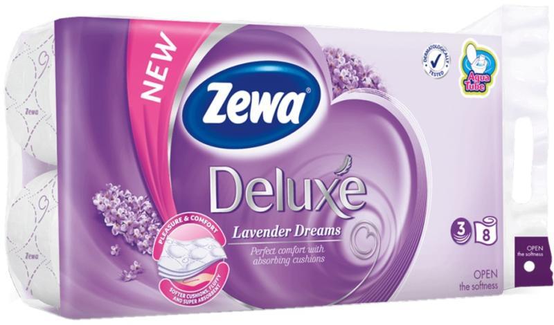 Vásárlás: Zewa Deluxe Lavender Dreams 8db WC-papír árak összehasonlítása,  Deluxe Lavender Dreams 8 db boltok