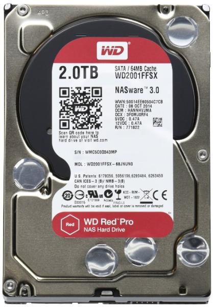 Western Digital WD Red Pro 3.5 2TB 7200rpm 64MB SATA3 (WD2002FFSX) (Hard  Disk) - Preturi