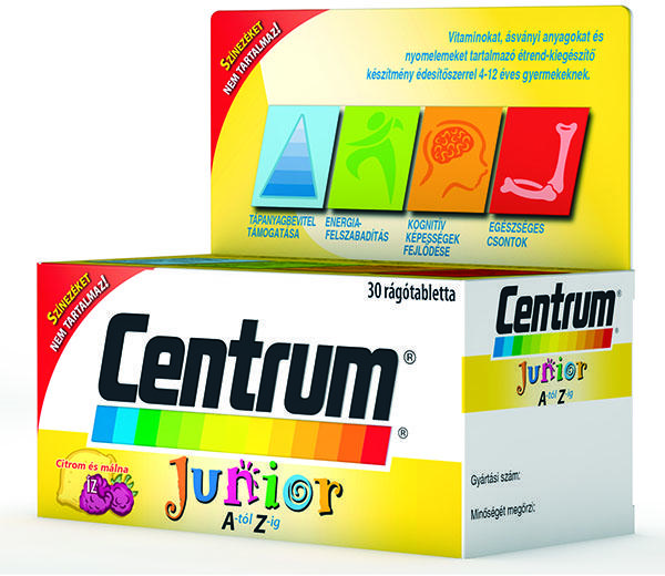 Vásárlás Centrum Junior Atól Zig multivitamin rágótabletta 30db Táplálékkiegészítő árak