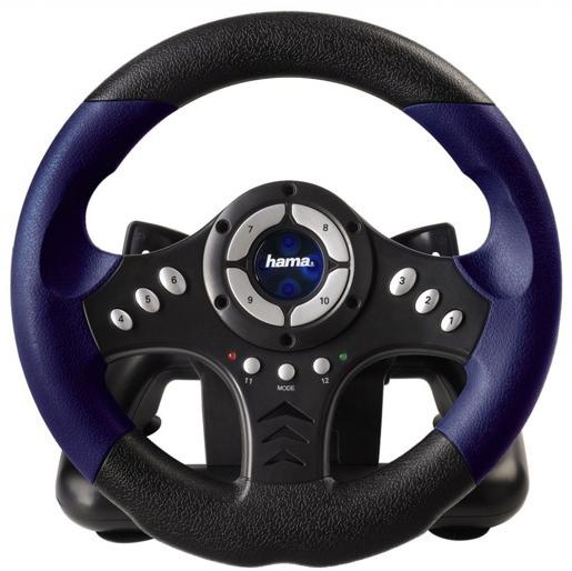Hama Racing Wheel Thunder V18 for PS2 (34364) (Volan jocuri) - Preturi