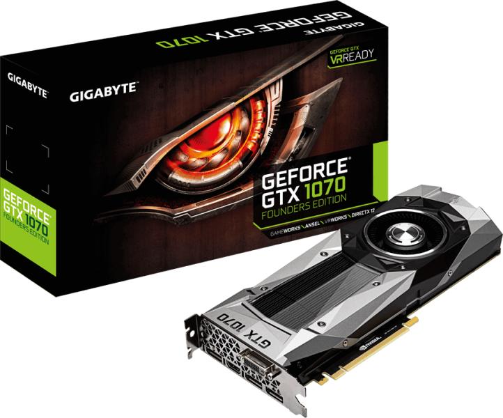 Vásárlás: GIGABYTE GeForce GTX 1070 Founders Edition 8GB GDDR5 256bit  (GV-N1070D5-8GD-B) Videokártya - Árukereső.hu