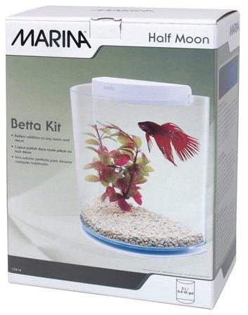 Vásárlás: Hagen Marina Betta Kit Half Moon 3 l Akvárium árak  összehasonlítása, MarinaBettaKitHalfMoon3l boltok
