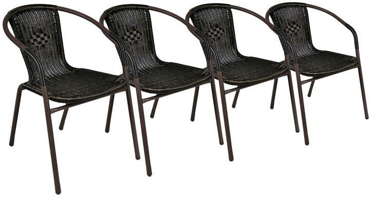 Vásárlás: Garth polyrattan kerti szék készlet (4db-os szett) Kerti szék  árak összehasonlítása, Garth polyrattan kerti szék készlet 4 db os szett  boltok