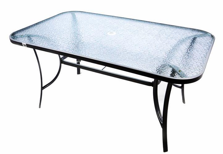 Vásárlás: Garthen Garth modern kerti asztal üveglappal 150x89x72cm Kerti  asztal árak összehasonlítása, Garth modern kerti asztal üveglappal 150 x 89  x 72 cm boltok