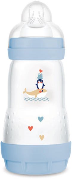Anti-Colic 260 ml kék bálna és pingvin
