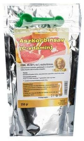 Vásárlás: Venita Aszkorbinsav (C-vitamin) por 250g Táplálékkiegészítő árak  összehasonlítása, Aszkorbinsav C vitamin por 250 g boltok