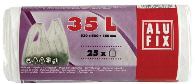 Szemeteszsák köthető füllel 35L 25db (KHT253)