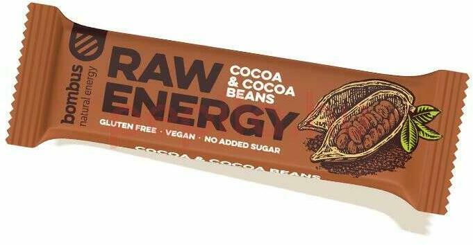 Raw Energy kakaó-kakaóbab szelet 50 g