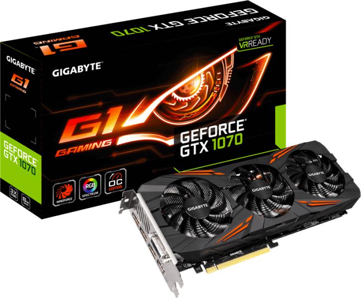 Vásárlás: GIGABYTE GeForce GTX 1070 G1 Gaming 8GB GDDR5 256bit (GV-N1070G1  GAMING-8GD) Videokártya - Árukereső.hu