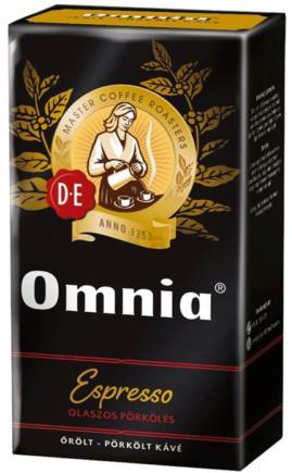 Vásárlás: Douwe Egberts Omnia Espresso őrölt 250 g Kávé, kávépor árak  összehasonlítása, OmniaEspressoőrölt250g boltok