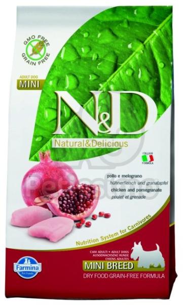 Grain Free Adult Mini Chicken & Pomegranate 800 g