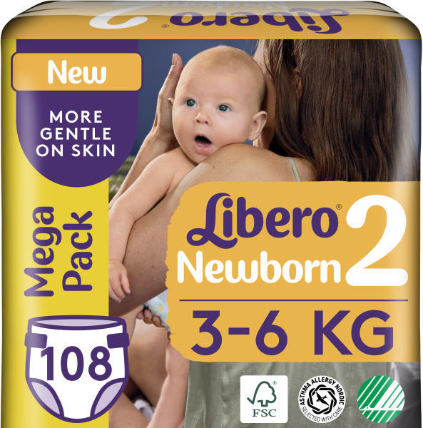 Vásárlás: Libero Newborn 2 Mini 3-6 kg 108 db Pelenka árak  összehasonlítása, Newborn 2 Mini 3 6 kg 108 db boltok