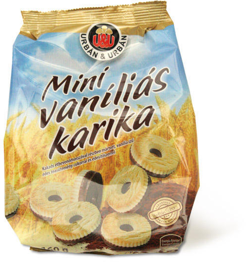 Vásárlás: Urbán & Urbán Mini vaníliás Karika 160 g Keksz, nápolyi árak  összehasonlítása, MinivaníliásKarika160g boltok