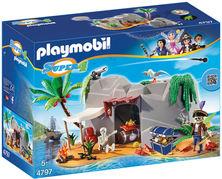 Playmobil Super 4 Pestera Piratilor (PM4797) (Playmobil) - Preturi